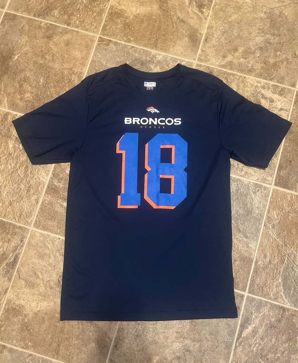 Denver Broncos Peyton Manning 18 NFL Jersey T-Shirt